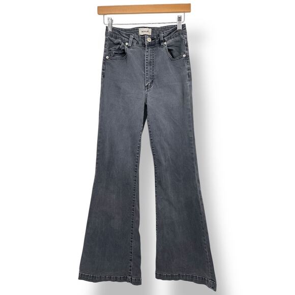 Rolla's Eastcoast Flare Jeans Gray High Waisted Women's 25 - Picture 1 of 7